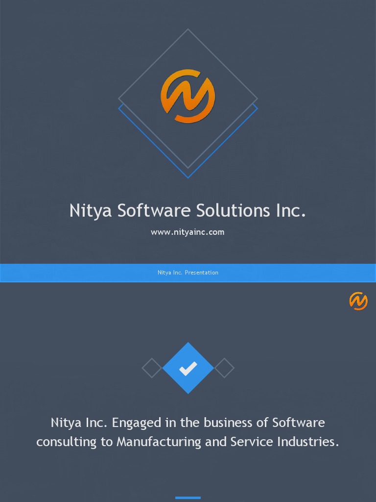 Nitya Inc. Software Consulting Solutions | PDF | Web Application ...