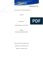 Análisis de Caso Sobre La Estructura Organizacional