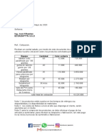 Cotizacion Insumos para Control de Ratones