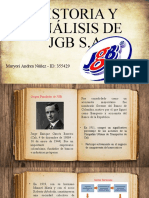 Historia Y Análisis de JGB S.A.: Maryori Andrea Núñez - ID: 355429