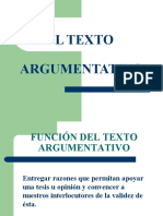 Lenguaje y Comunicacion Argumentacion