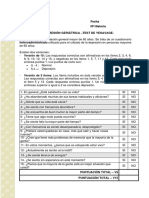 Test de Depresion Geriatrica Yesevage - VL