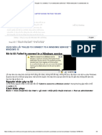 Cách S A L I "Failed To Connect To A Windows Service - Trên Windows 7 & Windows 10 PDF