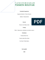 Corte 1 - Taller 1 - Operaciones Combinadas Con Numeros Enteros PDF