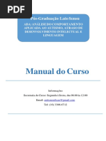 Manual do Curso - Analise do Comportamento Aplicada ao Autismo- Atrasos de Desenvolvimento Intelectual e Linguagem.pdf