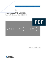 Lab Manual: Introduction To Circuits: Using The TI Electronics Kit For NI ELVIS III