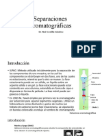 Separaciones Analíticas - Cromatografìa