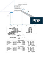 Diseño Estructural de Escalera PDF