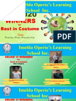Imelda Operio's Learning School Inc.: Winners