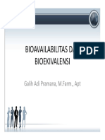 Bioavailabilitas Dan Bioekivalensi PDF