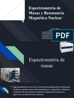 Espectroscopía de Masas y RMN