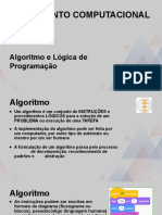 UNIVESP - Pensamento Computacional - Aula 4 - Raciocinio Logico e Algoritmos Fim