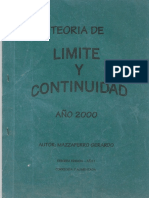 Teoria de Limites y Continuidad UTN PDF