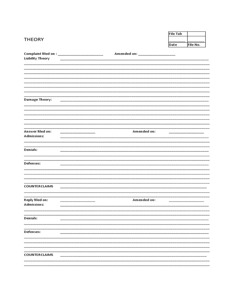 Trial Binder Template Overview | PDF | Witness | Evidence