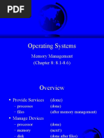 Operating Systems: Memory Management (Chapter 8: 8.1-8.6)