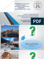 Fundamentos de Presupuestos y Procesos Constructivos