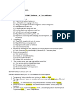 Worksheet 1 Virus and Protist BIOL 3402 Online