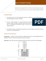 Module 5 - Design of Isolated Spread Footing