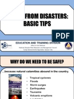 Basic Disaster Safety Tips