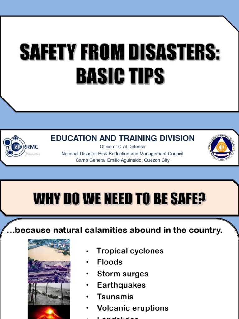 Disaster Preparedness Guide for Filipinos | PDF | Natural Disasters ...