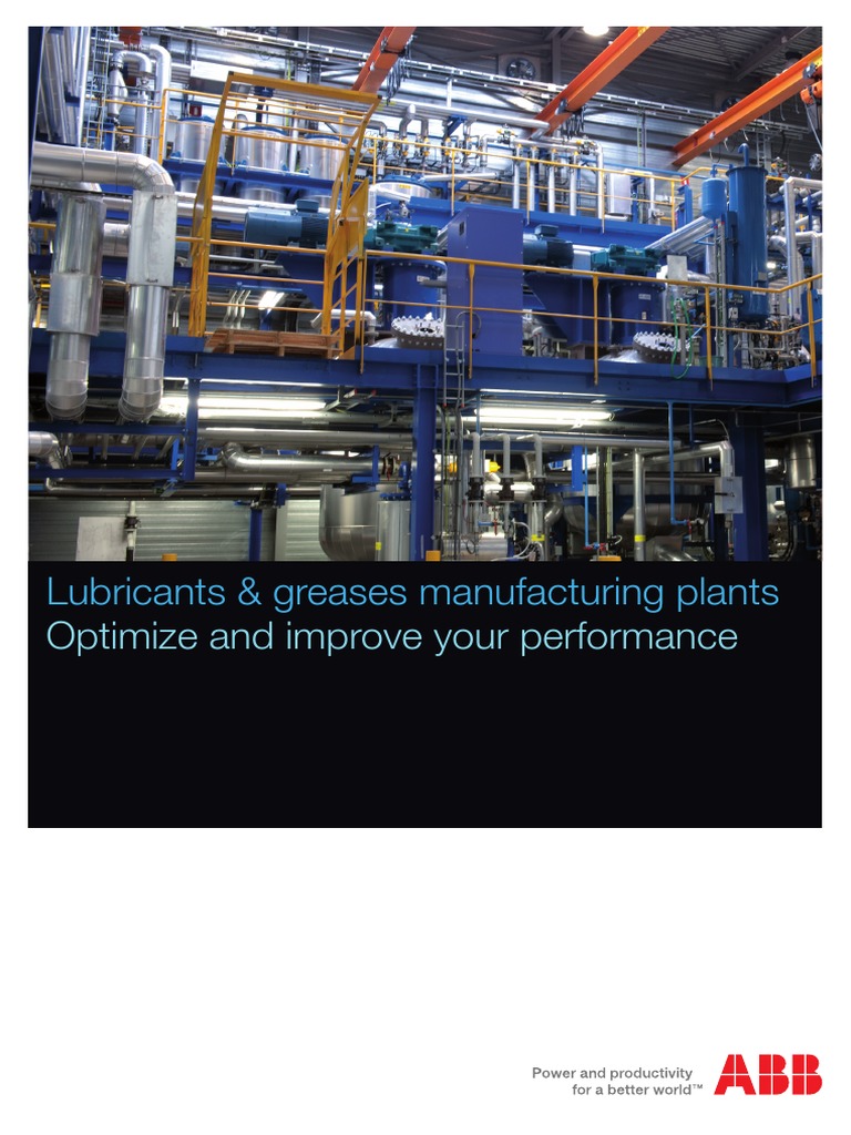 Lubricants Grease Manufacturing Plant en PDF Process Control