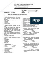 Naskah Soal Penilaian Akhir Semester (Pas) SMK Al Irsyady Pekandangan TAHUN PELAJARAN 2019 / 2020