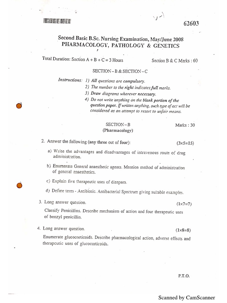 Pharmacology Pathology Pdf Pdf