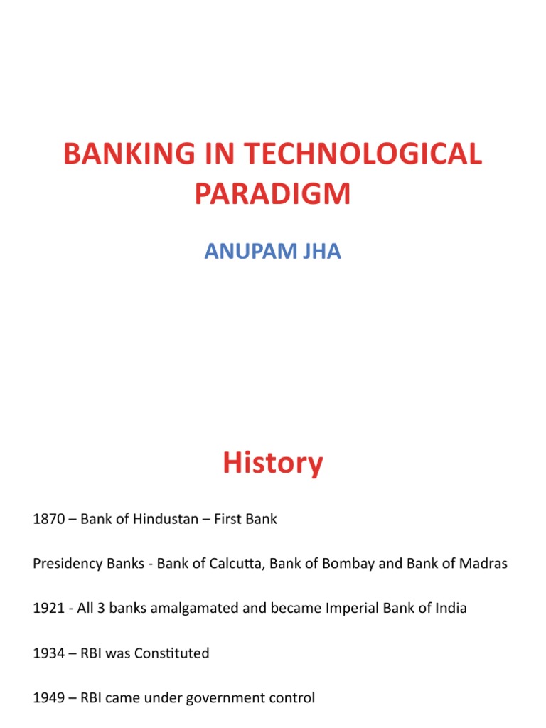 Evolution of Banking in Technology | PDF | Banks | Cheque