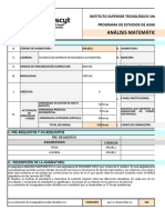 Formato - Sílabo - Istsb - 2020 - Rediseño - Analisis Matematico - Rene Villacis