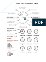 Telling The Time - Learning How To Tell The Time in English