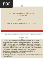 Unit 5 - MICROWAVE DESIGN