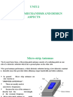 UNIT-2 Radiation Mechanisms and Design Aspects