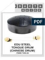 PR C U D O T: Edu Steel Tongue Drum (Chinese Drum)
