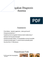 Diagnosis Anemia