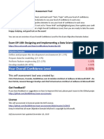 Your Overall Confidence Level: Exam DP-100: Designing and Implementing A Data Science Solution On Azure