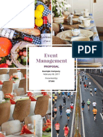 Event Management Event Management: Proposal Proposal