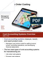 Job Order Costing: Managerial Accounting 14e