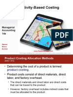 Activity-Based Costing: Managerial Accounting 14e