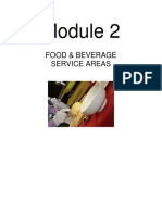 Module 2 FOOD & BEVERAGE SERVICE AREAS