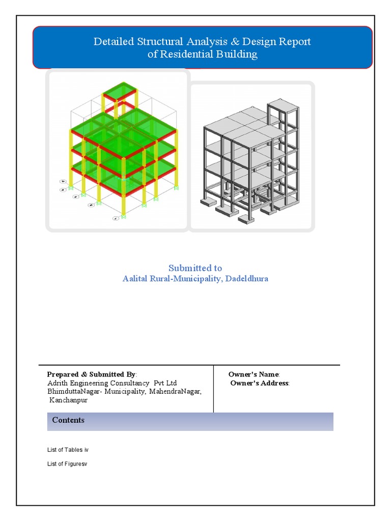 Lal BDR Building Report | PDF | Beam (Structure) | Structural Engineering