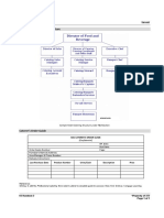 Catering Organizational Structure: Sample Hotel Catering Structure Under F&B Section