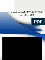 Customer Perception of Service - Customer Gap