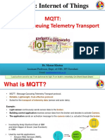 CS578: Internet of Things: MQTT: Message Queuing Telemetry Transport