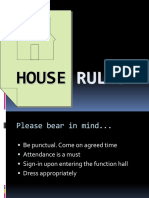 House Rules for Meetings and Workshops