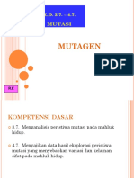 K.D. 3.7. MUTASI - Mutagen