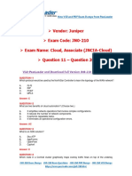 PassLeader JN0-210 Exam Dumps (11-20) PDF