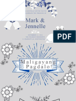 Mark & Jennelle: We Joyfully Invite You To Celebrate The Wedding of