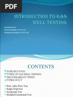 Gas Well Testing