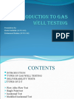 Gas Well Testing