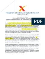 Plagiarism Checker X Originality Report: Similarity Found: 14%